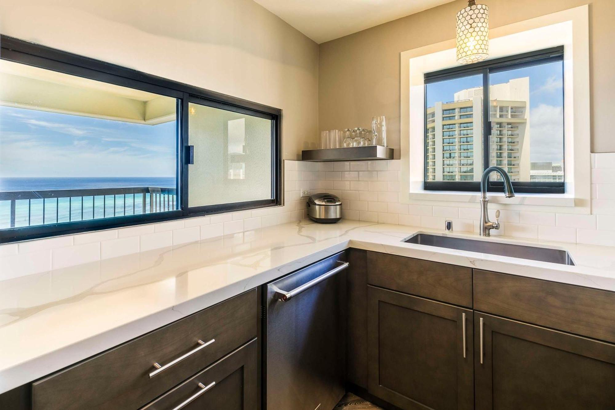 הונולולו Aston Waikiki Beach Tower מראה חיצוני תמונה Kitchen